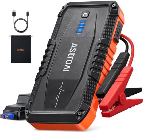 AstroAI S8 Car Battery Jump Starter 1500A – Portable 12V Lithium Jump Box with 3 Mode Flashlight