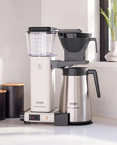 Technivorm Moccamaster 79317 KBGT thermal Carafe 10-Cup Coffee Maker 40 Ounce, Stone Grey 1.25l