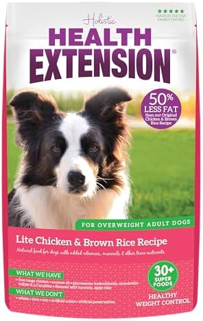 Health Extension Lamb & Brown Rice Dry Dog Food, Protein Packed Formula with Probiotics & Superfoods for Digestion & Coat Health (30 lb)