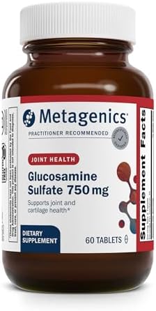 Metagenics Glucosamine Sulfate - Joint Health & Mobility Support* - 1500 mg Glucosamine Sulfate per Serving - Supports Cartilage Integrity &