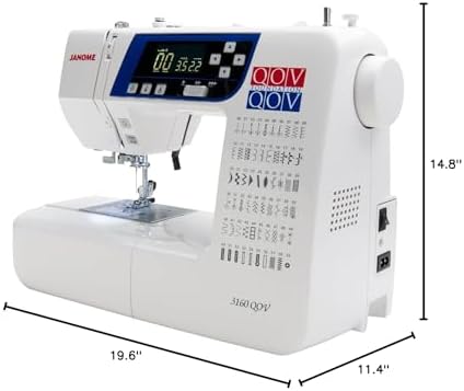 Janome 3160qov Quilts of Valor Sewing and Quilting Machine (White)