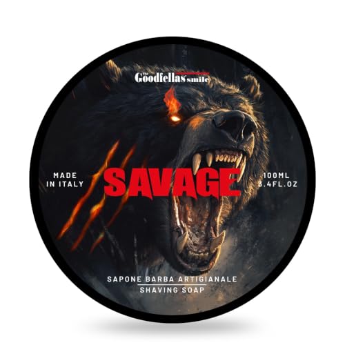 Goodfellas' Smile Savage Shaving Soap for Brush, Made in Italy