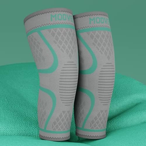 Modvel Compression Knee Brace for Women & Men - 2 Pack Knee Brace for Women Running Knee Pain, Knee Support Compression Sleeve