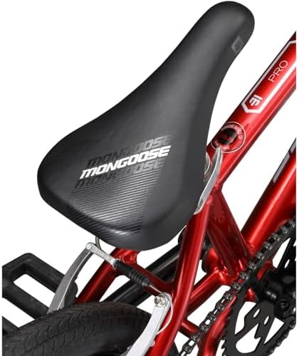 Mongoose Title Pro or Elite BMX Race Bike, Beginner or Returning Riders, Featuring Lightweight Tectonic T1 Aluminum Frame and Internal Cable Routing
