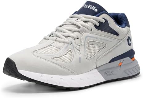 FitVille Extra Wide Walking Shoes for Men Wide Width Sneakers for Flat Feet Heel Pain Relief - Rebound Core
