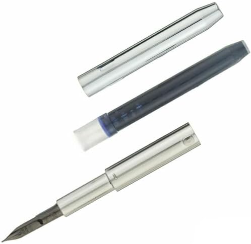 Pilot Namiki Vanishing Point Fountain Pen, 18-Karat Gold Fine Nib, Blue Ink (60746)