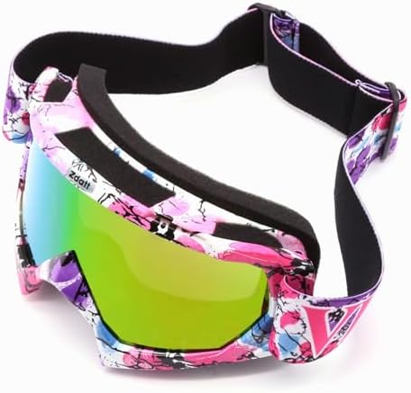 Dirt Bike Goggles, ATV Motorcycle UTV MX OTG Accessories Goggle Glasses & Anti Fog Ski Goggles, Racing Skiing Dirtbike