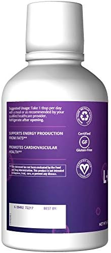 MRM Nutrition CoQ-10 L-Carnitine Liquid - for Women & Men - 32 Servings | Orange-Vanilla Flavored Energy and Antioxidant Formula