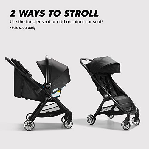 Baby Jogger® City Tour 2 Carry-On Approved Travel Stroller, Ultra-Compact Baby Stroller, Lightweight, Easy Fold, Baby Travel Essential, Pitch Black