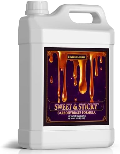 Humboldts Secret Sweet & Sticky Carbohydrate and Saccharide Plant Energy Additive | Indoor and Outdoor Plant Nutrients Enhancer for Growth and Aroma | Boosts Flavor and Development | 32 Ounce