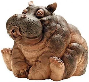 Design Toscano Hanna, the Hippo Spitter Piped Statue