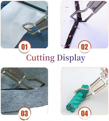 Handheld Electric Hot Knife Cutter and Heat Sealer Rope Healing Professional Hot Cutting Knife Fabric Cloth Cutter