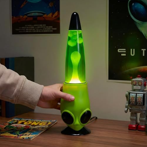 Rhode Island Novelty 13 Inch Alien Head Wax Motion Lamp
