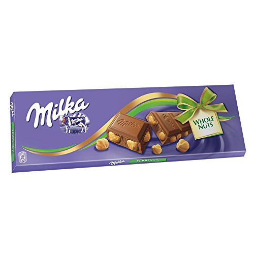 Milka Alpine Whole Nuts Chocolate Bar 270g (Pack of 1)
