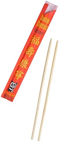 Combo - Pack of 25 Chinese Take Out Boxes Pagoda 16 oz/Pint Size Party Favor and Food Pail with 25 Chopsticks in DHI Packaging