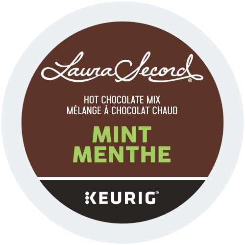 Laura Secord Mint Hot Chocolate Mix for Keurig K-cup, 12 pods, 180g {Imported from Canada}