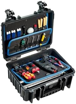 B&W International Jumbo 6700 Outdoor Tool Case with Pocket Tool Boards, Black
