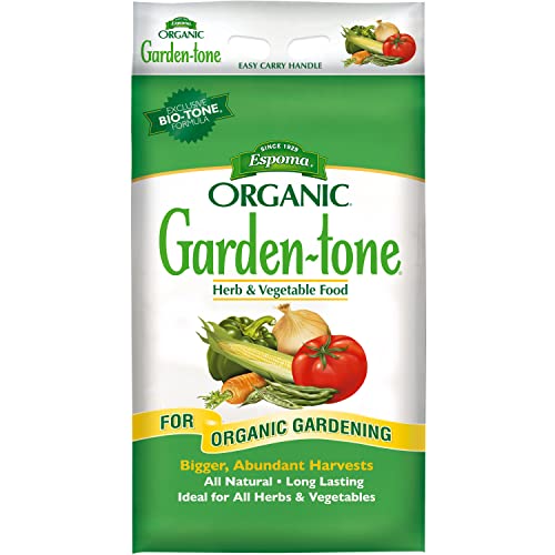 Espoma Organic Garden-Tone 3-4-4 Organic Fertilizer for Cool & Warm Season Vegetables and Herbs. Grow an Abundant Harvest of Nutritious and