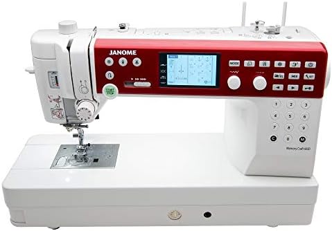 Janome MC6650 Sewing and Quilting Machine with Exclusive Bonus Bundle