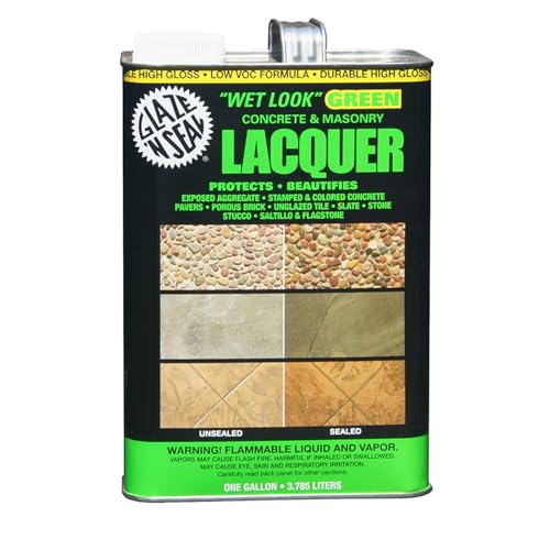 Glaze 'N Seal Wet Look Green Lacquer Sealer, 1 Gallon (113)