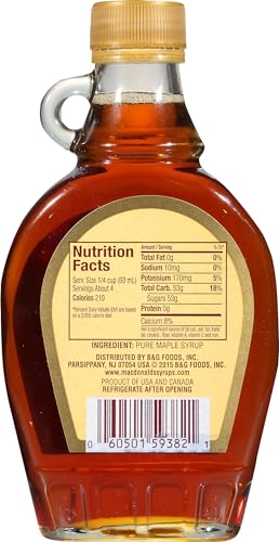 MacDonald's 100% Pure Maple Syrup, 8.5 Ounce