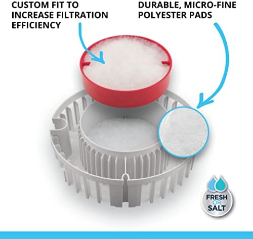 Fluval Quick Clear FX4/FX5/FX6 Fine Filter Water Polishing Pad - 3 - Pack