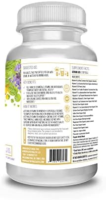 ACTIF Multivitamin for Women Age 60+ with 30 Organic Vitamins and Organic Herbs, Non-GMO, Made in USA, 2-Month Supply