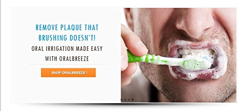 QuickBreeze Oral Irrigator | Use 15 Seconds Daily for Dental Care on Teeth, Gums