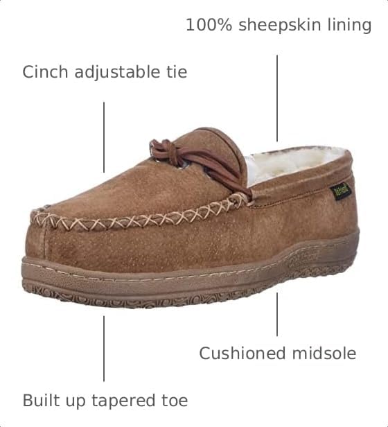 Old Friend Men’s Loafer Moccasin - Slip-On Indoor Outdoor Casual Comfort Shoes