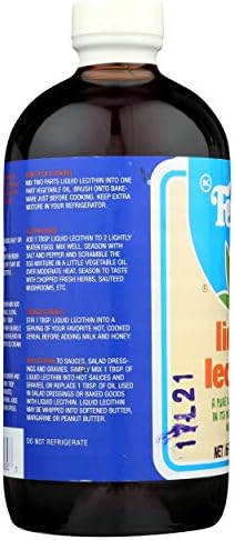 Fearn Natural Foods Liquid Lecithin, 16 Ounce