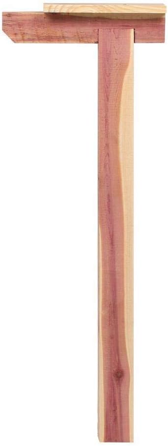 Gibraltar Mailboxes Cedar Drive-In Aromatic Cedar Wood, Mailbox Post, DPK00000