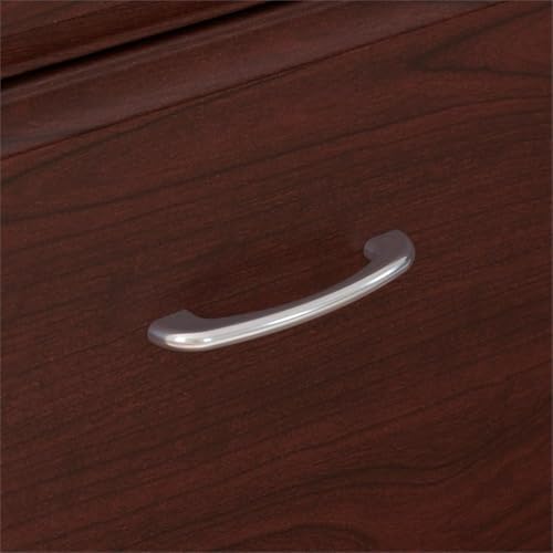 Bush Home Cabot 2 Drawer Lateral File Cabinet in Harvest Cherry, Home Office Chest for Letter, Legal, and A4-size Document Storage