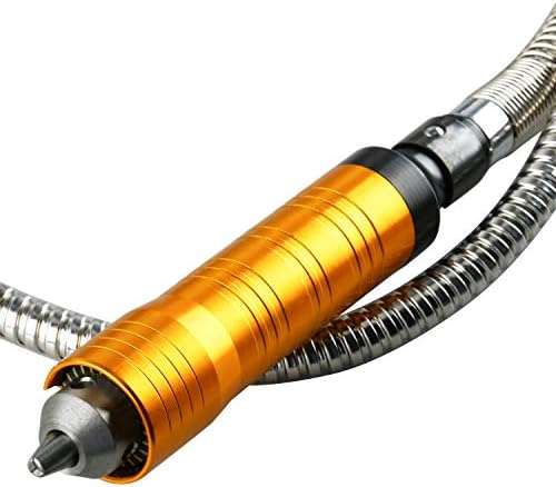 780W Strong Power Flex Shaft Hanging Grinder, 25000 RPM Electric Multi-function Metalworking Tools, 1/4"HP Rotary Tool Repair Kit
