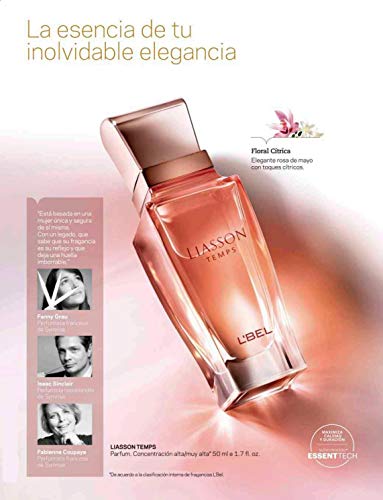 L'bel LIASSON TEMPS Eau de Parfum pour Femme - Perfume by L'BEL PARIS 1.7 Oz (1.7 Oz)