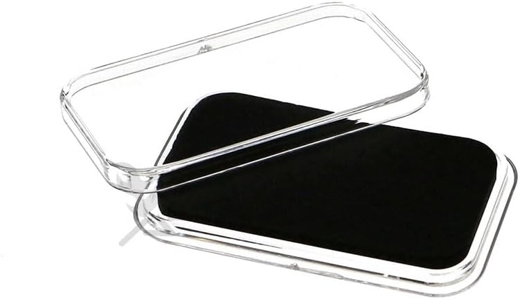 Air-Tite Black Wafer Capsule Holders for 1oz or Smaller Gold Bars Qty: 10