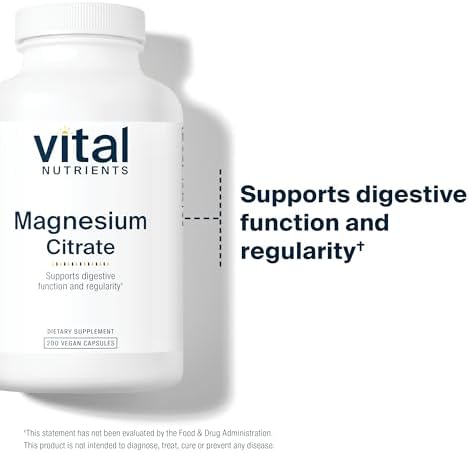 Vital Nutrients Magnesium Citrate 150mg - Promotes Relaxation - Supports Sleep, Bone, Heart, Muscle, Kidney, & Nerve Health* - Vegan Supplement - Gluten, Dairy, Soy Free - 100 Capsules