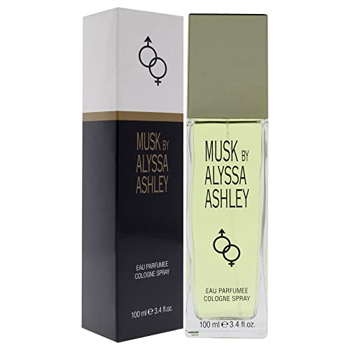Alyssa Ashley Musk - Perfume for Men and Women with Citrus and Sicilian Bergamot - Long Lasting - Womens Fragrances - 3.4 oz Cologne Spray