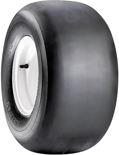 Carlisle Smooth Lawn & Garden Tire - 20X10-10 | Lawn Mower & Garden Tractor All Season Traction 73A3 Rated 2 Ply Bias Construction Black Sidewall Tire