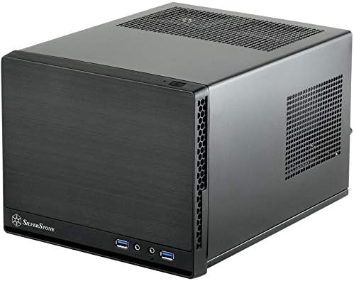 Silverstone Computer Case with Mesh Front Panel,Black (SG13B)
