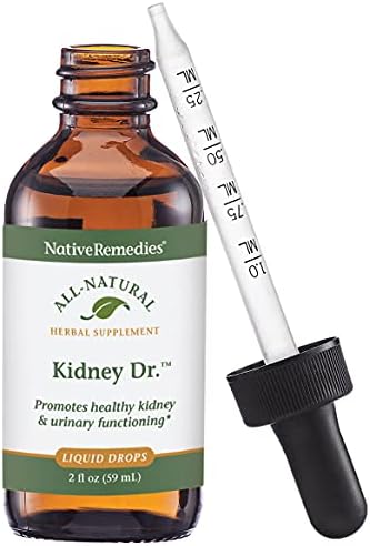 Native Remedies Kidney Dr. - All Natural Herbal Supplement for Kidney and | Urinary System Health - 59 mL