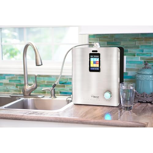 Tyent - Ace-13 Water Ionizer - Advanced Hydrogen Alkaline Water System - Adjustable pH Levels - Dual Ultra Filtration - Touch Screen Control - Turbo
