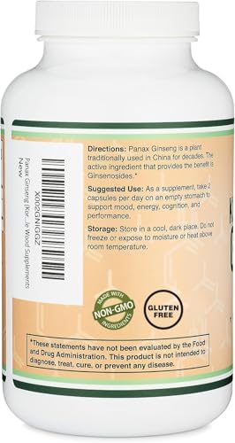 Korean Red Panax Ginseng, 10% Ginsenosides, Energy + Focus, 240 Capsules