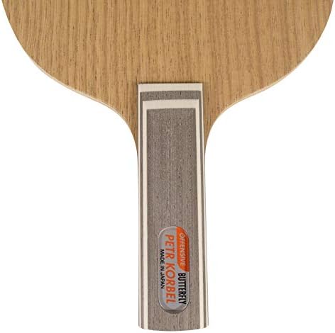Butterfly Petr Korbel Table Tennis Blade - 5-ply All-Wood Blade - Professional Butterfly Table Tennis Blade - Available in FL and ST Shakehand Handle Styles - Made in Japan