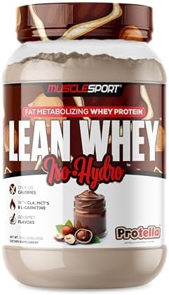 Musclesport Lean Whey Revolution™ Protein Powder - Whey Protein Isolate - Low Calorie, Low Carb, Low Fat