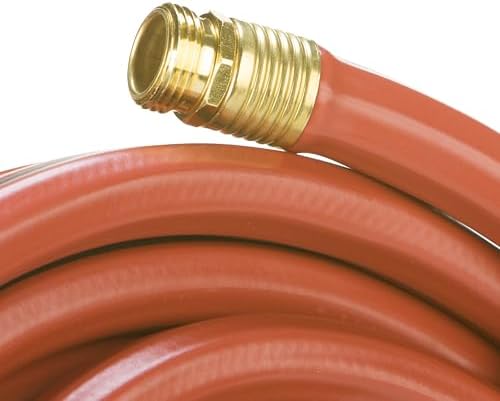 Element ContractorFARM Heavy Duty Watering Hose, 100' Length, 3/4" Diameter, 400+ PSI, Red