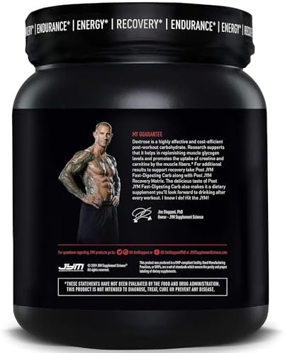 Post JYM Carb Fast Digesting Post Workout Recovery Powder