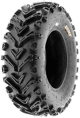 Set of 4 SunF A041 Mud & Trail 25x8-12 Front & 25x10-12 Rear ATV UTV off road Tires, 6 PR, Tubeless
