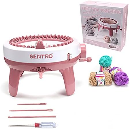 SENTRO 40 Needles Knitting Machine, All-in-One Knitting Loom Machine