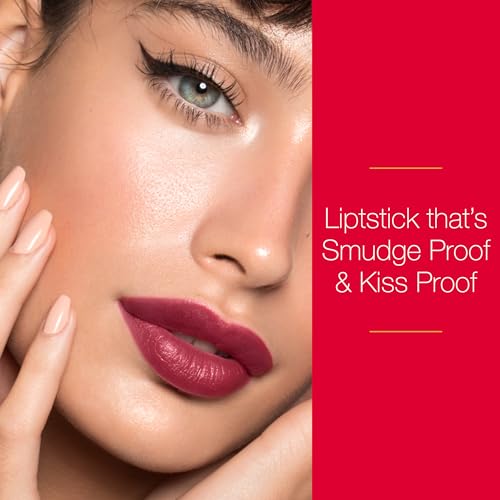 Mirabella - Sealed with a Kiss Smudge Proof Lipstick, Long-Lasting No-Bleed Lip Makeup, Hydrating Lip Color with Vegan Lanolin & Vitamin E, Perfect Red