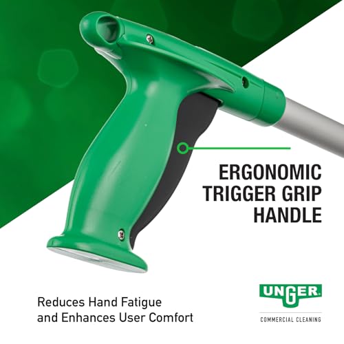 Unger NT080 Nifty Nabber Trigger-Grip Extension Arm, 32in, Aluminum/Green